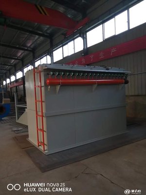 西峰市洗煤廠皮帶輸送機轉運站點式除塵器效果說明書